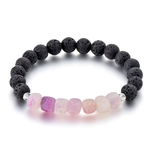 Pink Gem - Aromatherapy Chakra Bracelet