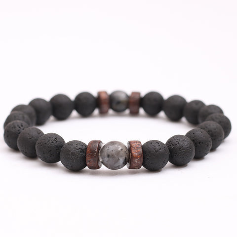 Charcoal Black - Aromatherapy Chakra Bracelet